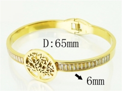 HY Wholesale Bangles Jewelry Stainless Steel 316L Fashion Bangle-HY32B0767HJF