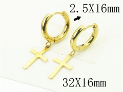 HY Wholesale Earrings 316L Stainless Steel Popular Jewelry Earrings-HY72E0005IC