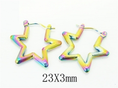 HY Wholesale Earrings 316L Stainless Steel Popular Jewelry Earrings-HY70E1005LS