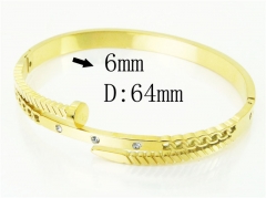 HY Wholesale Bangles Jewelry Stainless Steel 316L Fashion Bangle-HY32B0776HIX