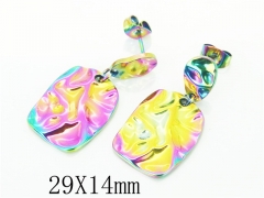 HY Wholesale Earrings 316L Stainless Steel Popular Jewelry Earrings-HY70E0935MW