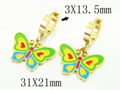 HY Wholesale Earrings 316L Stainless Steel Popular Jewelry Earrings-HY32E0403OF