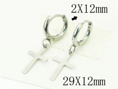 HY Wholesale Earrings 316L Stainless Steel Popular Jewelry Earrings-HY72E0003IW