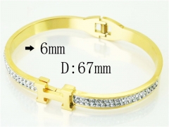 HY Wholesale Bangles Jewelry Stainless Steel 316L Fashion Bangle-HY32B0772HIE