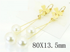 HY Wholesale Earrings 316L Stainless Steel Popular Jewelry Earrings-HY60E1215JT