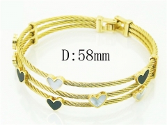 HY Wholesale Bangles Jewelry Stainless Steel 316L Fashion Bangle-HY80B1577HMD