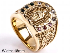 HY Wholesale Rings Jewelry 316L Stainless Steel Popular RingsHY0143R0662