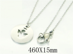 HY Wholesale Necklaces Stainless Steel 316L Jewelry Necklaces-HY74N0020JW