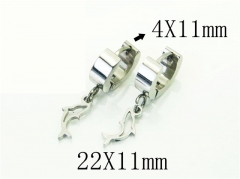 HY Wholesale Earrings 316L Stainless Steel Popular Jewelry Earrings-HY72E0071ILX