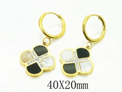 HY Wholesale Earrings 316L Stainless Steel Popular Jewelry Earrings-HY80E0737NE