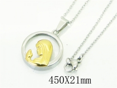 HY Wholesale Necklaces Stainless Steel 316L Jewelry Necklaces-HY74N0009NLX