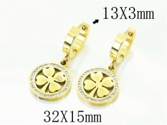 HY Wholesale Earrings 316L Stainless Steel Popular Jewelry Earrings-HY80E0734ND