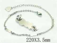 HY Wholesale Bracelets 316L Stainless Steel Jewelry Bracelets-HY39B0838HL