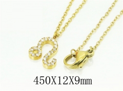 HY Wholesale Necklaces Stainless Steel 316L Jewelry Necklaces-HY12N0550OLW