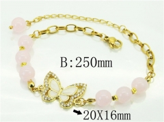 HY Wholesale Bracelets 316L Stainless Steel Jewelry Bracelets-HY80B1590NLS