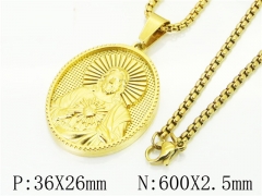 HY Wholesale Necklaces Stainless Steel 316L Jewelry Necklaces-HY09N1379HAA