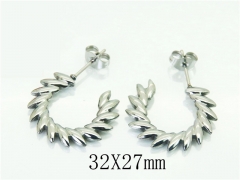 HY Wholesale Earrings 316L Stainless Steel Popular Jewelry Earrings-HY70E1347KV