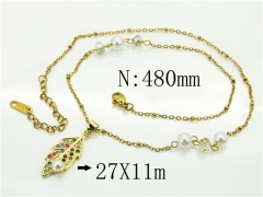 HY Wholesale Necklaces Stainless Steel 316L Jewelry Necklaces-HY80N0642OQ