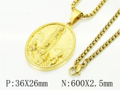 HY Wholesale Necklaces Stainless Steel 316L Jewelry Necklaces-HY09N1389HQQ