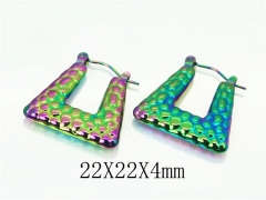 HY Wholesale Earrings 316L Stainless Steel Popular Jewelry Earrings-HY70E1324LE