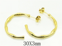 HY Wholesale Earrings 316L Stainless Steel Popular Jewelry Earrings-HY80E0708NQ