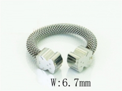 HY Wholesale Popular Rings Jewelry Stainless Steel 316L Rings-HY90R0105HFF