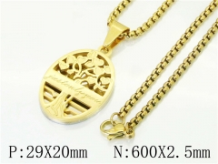 HY Wholesale Necklaces Stainless Steel 316L Jewelry Necklaces-HY09N1403HHV