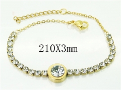 HY Wholesale Bracelets 316L Stainless Steel Jewelry Bracelets-HY34B0064LOE