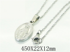 HY Wholesale Necklaces Stainless Steel 316L Jewelry Necklaces-HY74N0052LLS