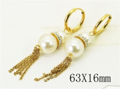 HY Wholesale Earrings 316L Stainless Steel Popular Jewelry Earrings-HY80E0732NF