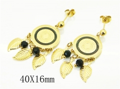 HY Wholesale Earrings 316L Stainless Steel Popular Jewelry Earrings-HY24E0078HIX