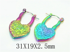 HY Wholesale Earrings 316L Stainless Steel Popular Jewelry Earrings-HY70E1329LQ