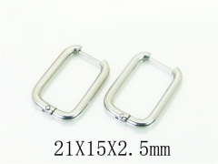 HY Wholesale Earrings 316L Stainless Steel Popular Jewelry Earrings-HY75E0026JI