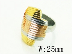 HY Wholesale Popular Rings Jewelry Stainless Steel 316L Rings-HY15R2424HJS