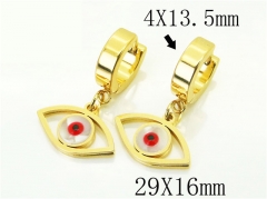 HY Wholesale Earrings 316L Stainless Steel Earrings-HY60E1013JJD