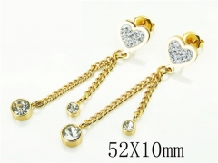 HY Wholesale Earrings 316L Stainless Steel Earrings-HY60E1100KLC