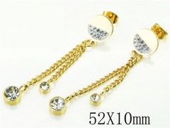 HY Wholesale Earrings 316L Stainless Steel Earrings-HY60E1124KLT