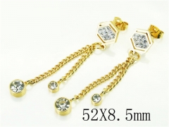 HY Wholesale Earrings 316L Stainless Steel Earrings-HY60E1105KLA