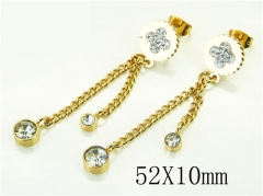 HY Wholesale Earrings 316L Stainless Steel Earrings-HY60E1113KLD