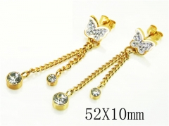 HY Wholesale Earrings 316L Stainless Steel Earrings-HY60E1123KLR