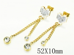 HY Wholesale Earrings 316L Stainless Steel Earrings-HY60E1106KLR