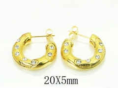 HY Wholesale Earrings 316L Stainless Steel Popular Jewelry Earrings-HY16E0117PLD