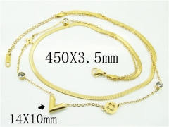 HY Wholesale Necklaces Stainless Steel 316L Jewelry Necklaces-HY32N0842HIE