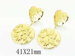 HY Wholesale Earrings 316L Stainless Steel Popular Jewelry Earrings-HY92E0136HKS