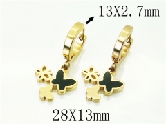 HY Wholesale Earrings 316L Stainless Steel Popular Jewelry Earrings-HY60E1386JLU