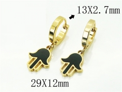 HY Wholesale Earrings 316L Stainless Steel Popular Jewelry Earrings-HY60E1359JLE