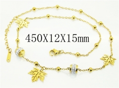 HY Wholesale Necklaces Stainless Steel 316L Jewelry Necklaces-HY09N1445HJZ