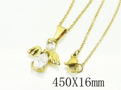 HY Wholesale Necklaces Stainless Steel 316L Jewelry Necklaces-HY74N0174MO