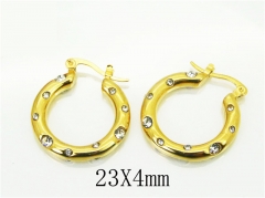 HY Wholesale Earrings 316L Stainless Steel Popular Jewelry Earrings-HY16E0091PL