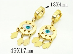 HY Wholesale Earrings 316L Stainless Steel Popular Jewelry Earrings-HY60E1309KG